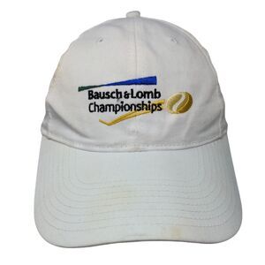 Bausch & Lomb Championships Snapback Hat White OSFA Adjustable Embroidered